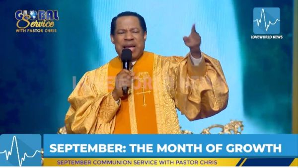 Pastor Chris Declares September as 'the Month of Growth'